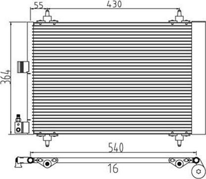 Magneti Marelli 359003220420 - Конденсатор, кондиціонер autozip.com.ua