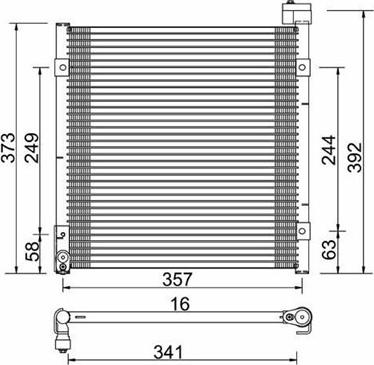 Magneti Marelli 359003220690 - Конденсатор, кондиціонер autozip.com.ua