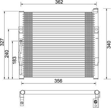 Magneti Marelli 359003220700 - Конденсатор, кондиціонер autozip.com.ua