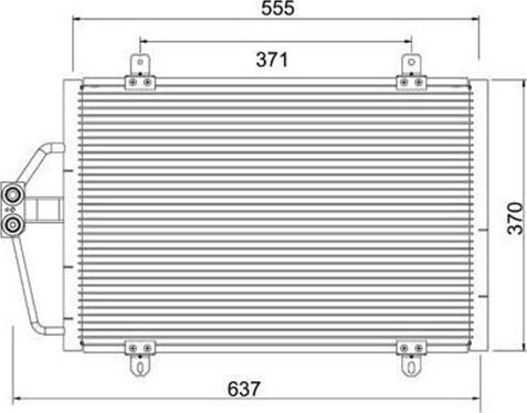 Magneti Marelli 359003221430 - Конденсатор, кондиціонер autozip.com.ua