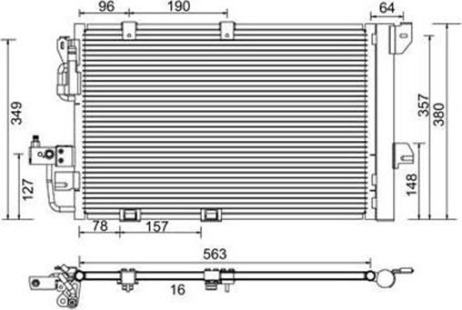 Magneti Marelli 359003221260 - Конденсатор, кондиціонер autozip.com.ua