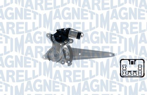 Magneti Marelli 350103170456 - Підйомний пристрій для вікон autozip.com.ua