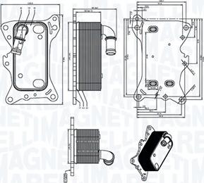 Magneti Marelli 350300006300 - Масляний радіатор, моторна олія autozip.com.ua