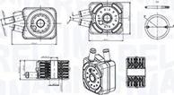 Magneti Marelli 350300003600 - Масляний радіатор, рухове масло autozip.com.ua