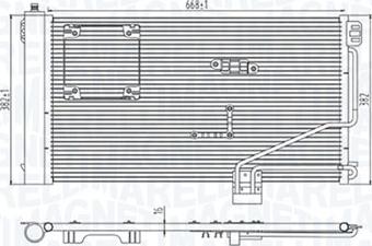 Magneti Marelli 350203946000 - Конденсатор, кондиціонер autozip.com.ua