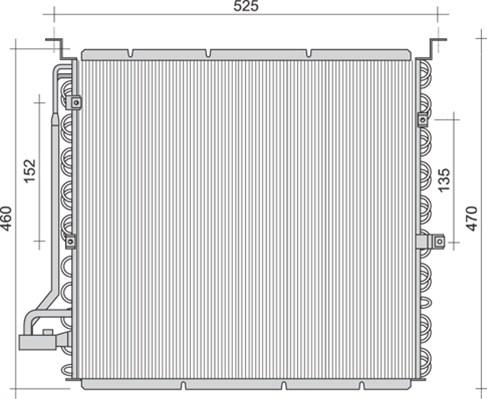 Magneti Marelli 350203455000 - Конденсатор, кондиціонер autozip.com.ua