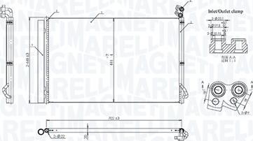 Magneti Marelli 350203107900 - Конденсатор, кондиціонер autozip.com.ua
