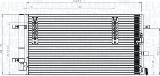 Magneti Marelli 350203827000 - Конденсатор, кондиціонер autozip.com.ua