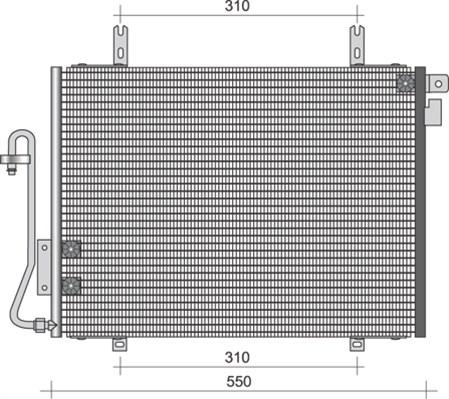 Magneti Marelli 350203399000 - Конденсатор, кондиціонер autozip.com.ua