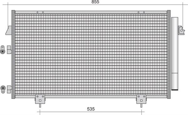 Magneti Marelli 350203388000 - Конденсатор, кондиціонер autozip.com.ua