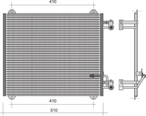 Magneti Marelli 350203375000 - Конденсатор, кондиціонер autozip.com.ua