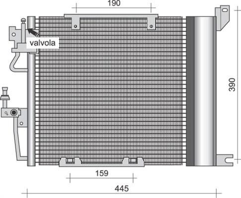 Magneti Marelli 350203256000 - Конденсатор, кондиціонер autozip.com.ua