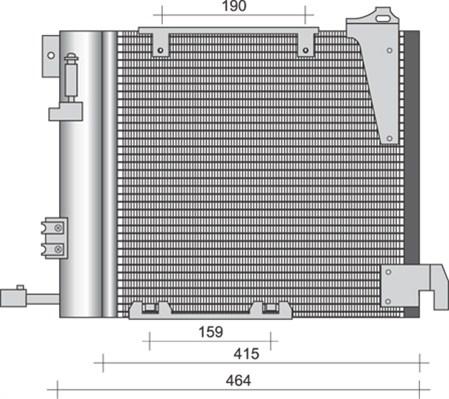 Magneti Marelli 350203263000 - Конденсатор, кондиціонер autozip.com.ua