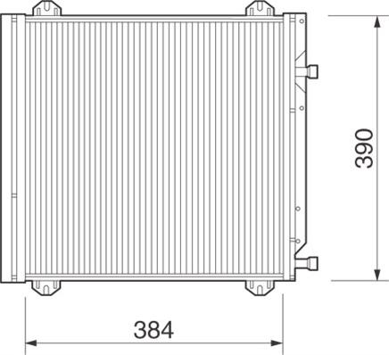 Magneti Marelli 350203218000 - Конденсатор, кондиціонер autozip.com.ua