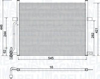 Magneti Marelli 350203776000 - Конденсатор, кондиціонер autozip.com.ua