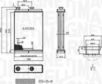 Magneti Marelli 350218065000 - Теплообмінник, опалення салону autozip.com.ua