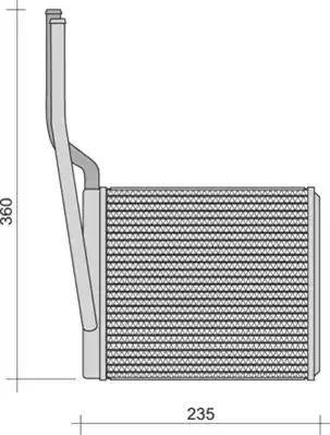 Magneti Marelli 350218257000 - Теплообмінник, опалення салону autozip.com.ua
