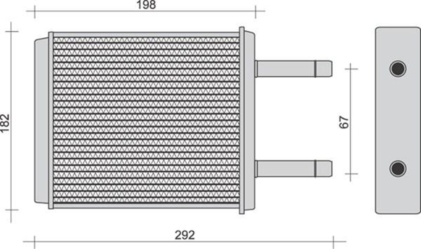 Magneti Marelli 350218272000 - Теплообмінник, опалення салону autozip.com.ua