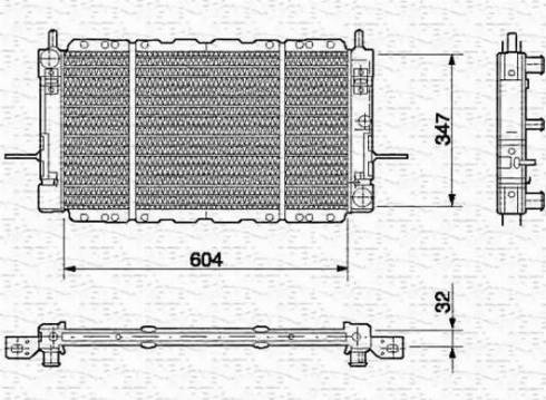 Magneti Marelli 350213496000 - Радіатор, охолодження двигуна autozip.com.ua