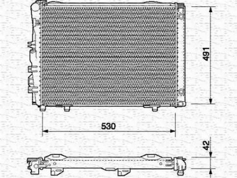 Magneti Marelli 350213541000 - Радіатор, охолодження двигуна autozip.com.ua