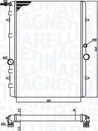 Magneti Marelli 350213191900 - Радіатор, охолодження двигуна autozip.com.ua