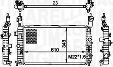 Magneti Marelli 350213155800 - Радіатор, охолодження двигуна autozip.com.ua