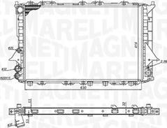 Magneti Marelli 350213189900 - Радіатор, охолодження двигуна autozip.com.ua