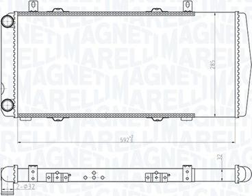 Magneti Marelli 350213180100 - Радіатор, охолодження двигуна autozip.com.ua