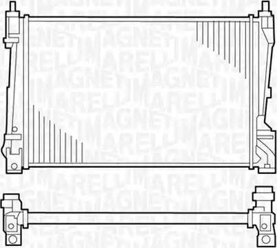 Magneti Marelli 350213121000 - Радіатор, охолодження двигуна autozip.com.ua