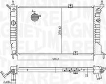 Magneti Marelli 350213175500 - Радіатор, охолодження двигуна autozip.com.ua