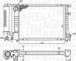Magneti Marelli 350213240000 - Радіатор, охолодження двигуна autozip.com.ua