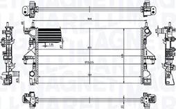 Magneti Marelli 350213211900 - Радіатор, охолодження двигуна autozip.com.ua