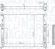 Magneti Marelli 350213212500 - Радіатор, охолодження двигуна autozip.com.ua