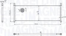 Magneti Marelli 350213217300 - Радіатор, охолодження двигуна autozip.com.ua