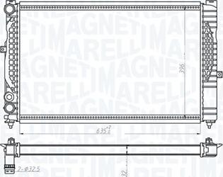 Magneti Marelli 350213712000 - Радіатор, охолодження двигуна autozip.com.ua