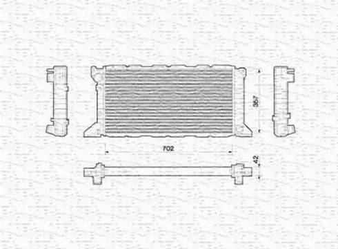 Magneti Marelli 350213783000 - Радіатор, охолодження двигуна autozip.com.ua