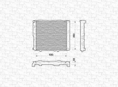 Magneti Marelli 350213774000 - Радіатор, охолодження двигуна autozip.com.ua