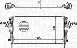 Magneti Marelli 351319204440 - Интеркулер autozip.com.ua