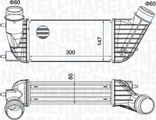 Magneti Marelli 351319204260 - Інтеркулер autozip.com.ua