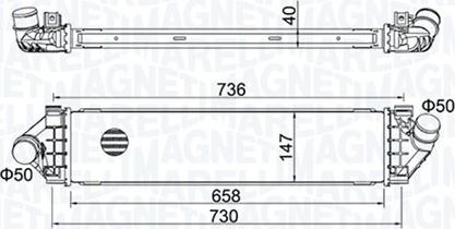 Magneti Marelli 351319204270 - Интеркулер autozip.com.ua