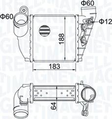 Magneti Marelli 351319204740 - Интеркулер autozip.com.ua