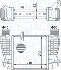 Magneti Marelli 351319204710 - Интеркулер autozip.com.ua