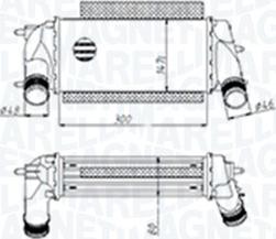 Magneti Marelli 351319205490 - Интеркулер autozip.com.ua