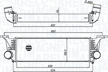 Magneti Marelli 351319205500 - Интеркулер autozip.com.ua