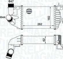 Magneti Marelli 351319205080 - Интеркулер autozip.com.ua