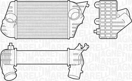 Magneti Marelli 351319201430 - Интеркулер autozip.com.ua