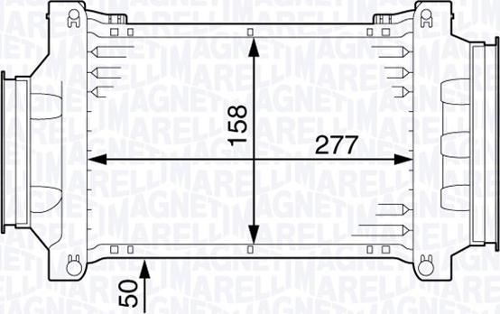 Magneti Marelli 351319202550 - Интеркулер autozip.com.ua