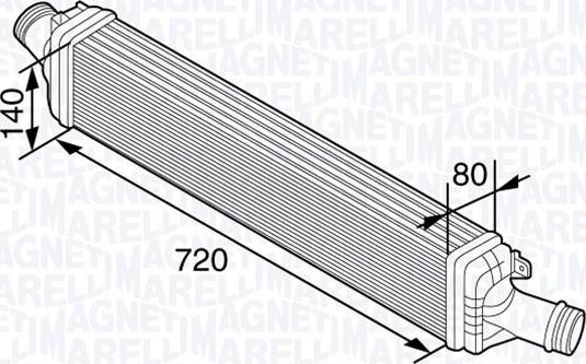 Magneti Marelli 351319202690 - Интеркулер autozip.com.ua