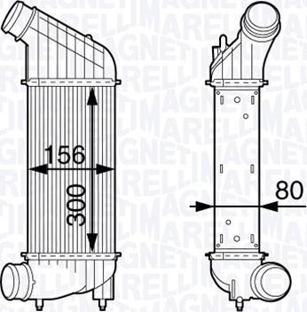 Magneti Marelli 351319202040 - Інтеркулер autozip.com.ua