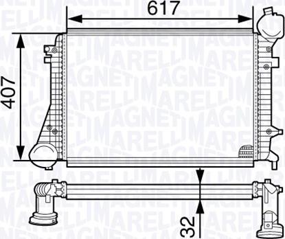 Magneti Marelli 351319202010 - Интеркулер autozip.com.ua